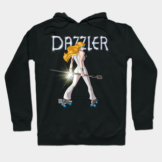 Disco Dazzler with Logo Hoodie by sergetowers80